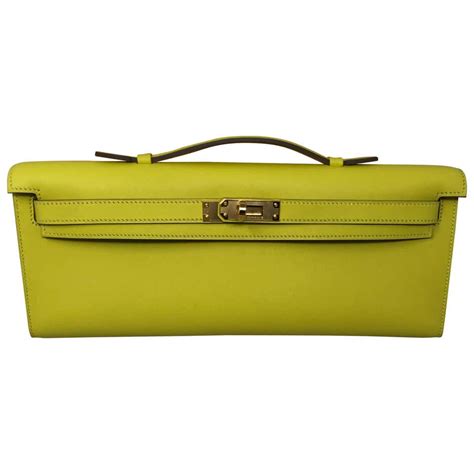 hermes bag yellow|Hermes kelly cut clutch price.